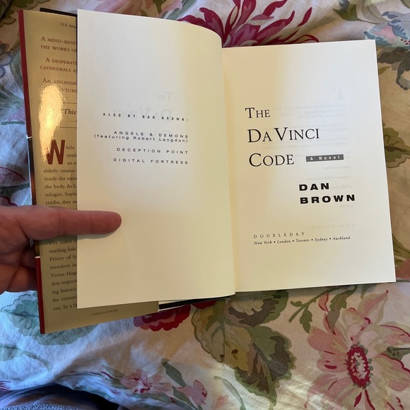 The Da Vinci Code Dan Brown Hardcover April 2003 Early Print (2nd) NEW - Picture 12 of 16